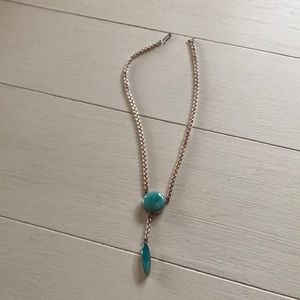 Sterling silver turquoise necklace